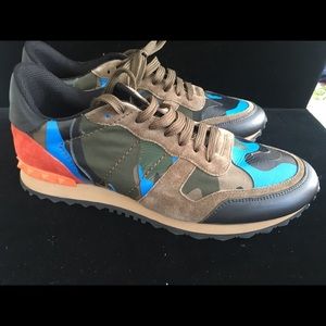 Valentino Rockrunner camouflage sneakers - used